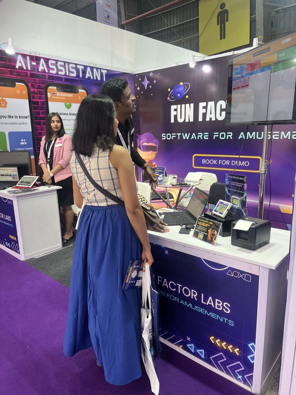 Live demo at the booth